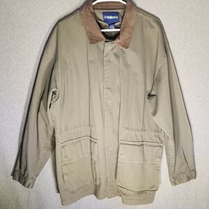 Holloway Womens Large Barn Coat Chore Field Jacket Olive Green Workwear Leather